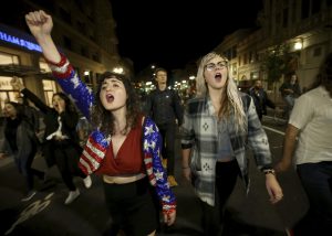 Photo Google Images  Two women protest in California following the election of Donald Trump